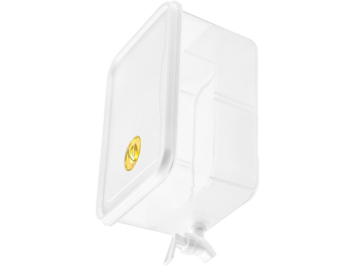 Dispensador De Agua Transparente De 5 Litros Para Refrigerador Con Grifo Antigoteo - Contenedor