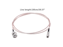 Fasst-cable Conector Din 1.0/2.3 Angulo Derecho A Bnc Macho Rg179 75ohm 100cm Oro Rosa Para Hd Sdi Blackmagic