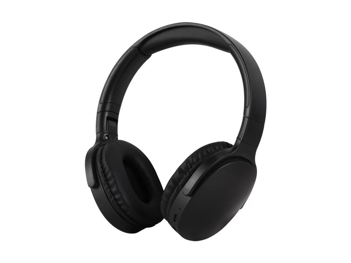 Auriculares inalámbricos Bluetooth para juegos, plegables y circumaurales, con graves potentes, 5,3 pulgadas, negros.