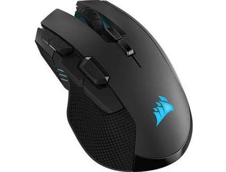 Ratón Gaming CORSAIR Ironclaw RGB (Inalámbrico - Óptico - 18000 dpi - Negro)