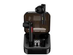 Micrófono Tws Cancelamento Ruído Yizhood Bluetooth Negro