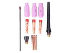 Kit De Soldadura Tig De 14 Piezas Con Accesorios Para Antorcha De 17/18/26 Pulgadas Y Electrodo De Tungsteno De 0,040 A 3/32 Pulgadas.