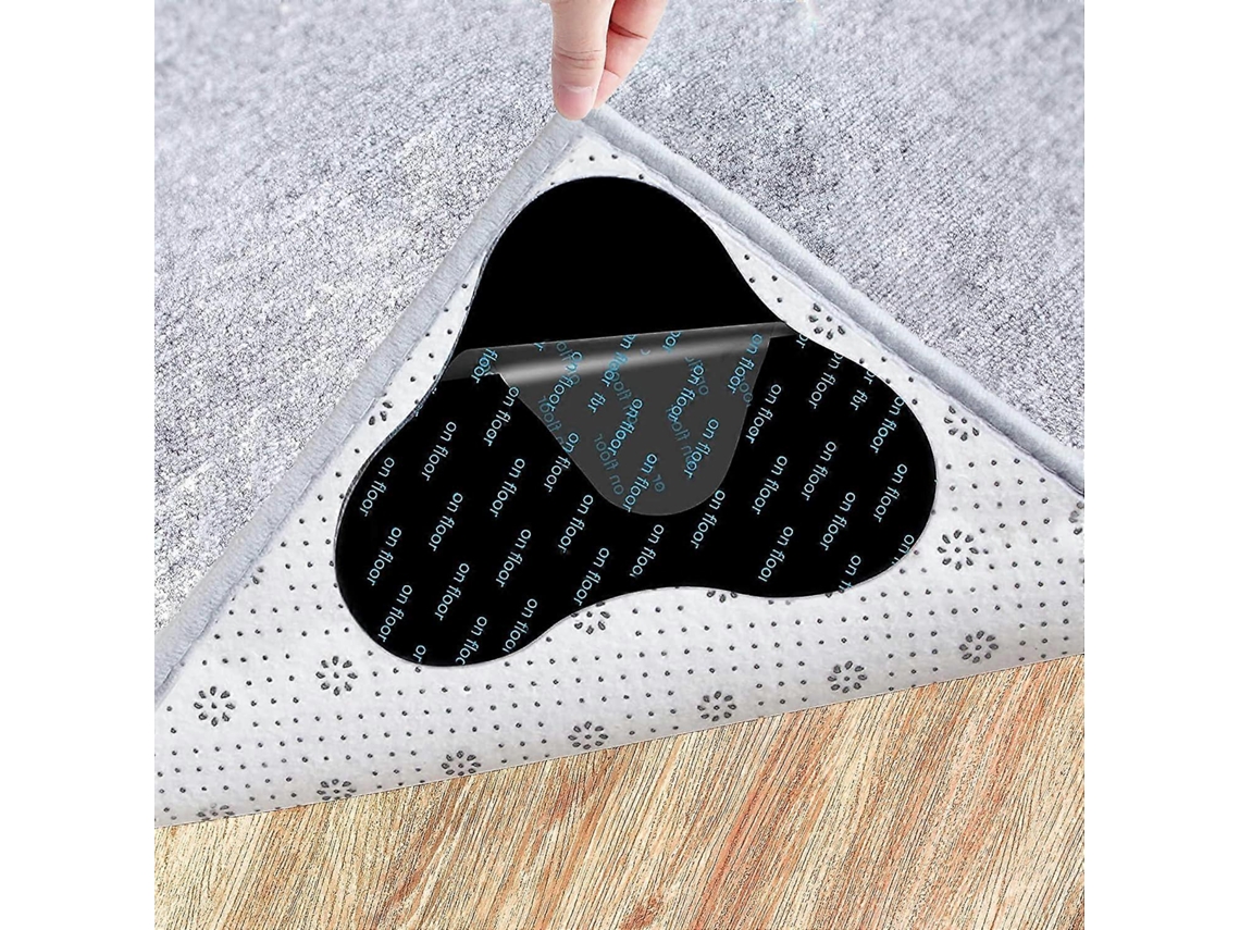Rebe-12 Piezas De Cinta Para Alfombras, Agarradores Antideslizantes Para Suelos De Madera Y Baldosas