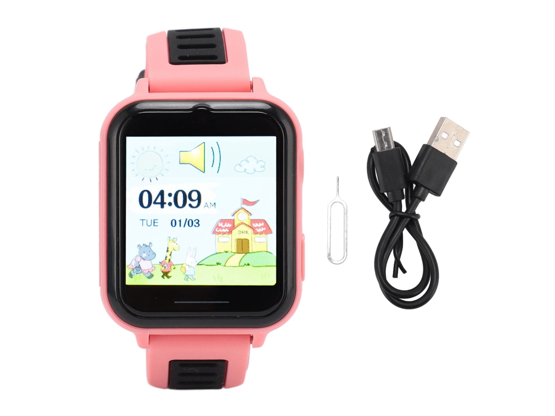 Reloj Inteligente Para Niños Con 14 Juegos, Música, Video Y Cámara Para Edades De 4‑12 Años Rosa