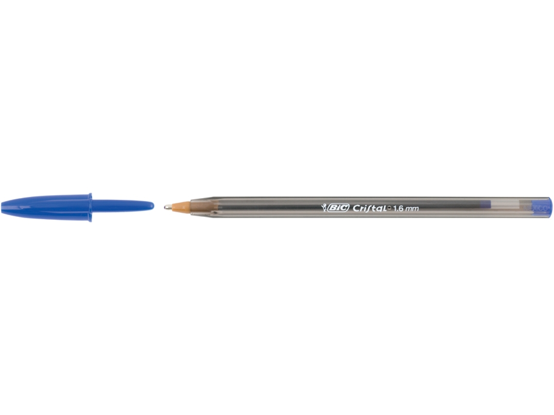 Bolígrafo Grande BIC Cristal Color de Línea: Azul