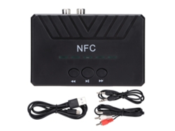 Receptor Bluetooth 5.0 Con Nfc, Adaptador De Audio Usb Aux Inalámbrico Para Coche Y Equipo De Sonido Doméstico.