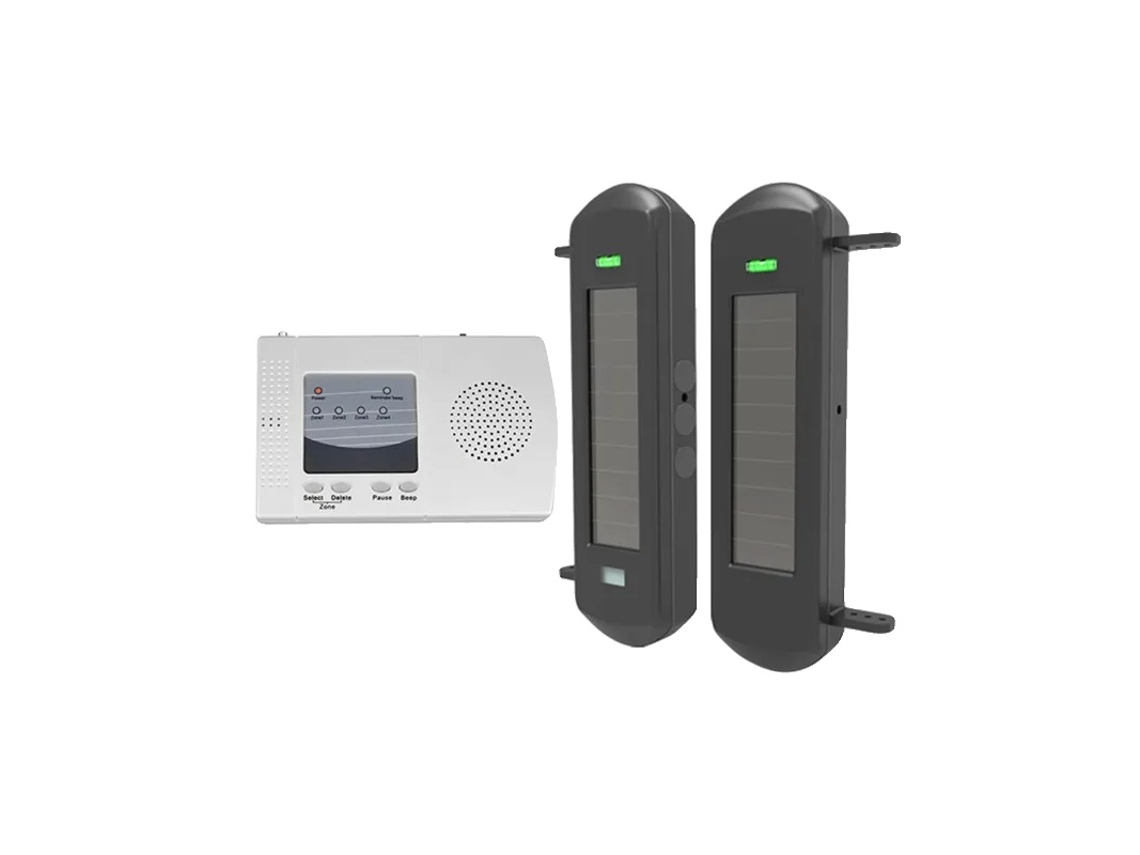 Kit 1 de sistema de seguridad solar inalámbrico OEM con un alcance de 800 m