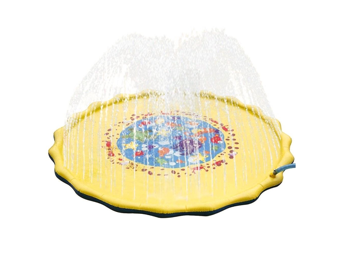 Manta inflable con rociador de agua para que el bebé juegue al aire libre.