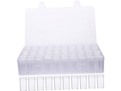 Caja De Almacenamiento Nuobesty Para Cuentas, Accesorios Y Joyería, De Plástico, Con Prácticos Compartimentos Y
