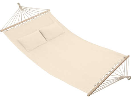 Hamaca TECTAKE Edén (Beige - Poliéster y Algodón - 325x150x2.5 cm)