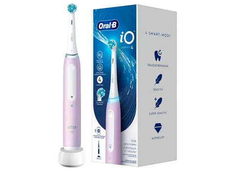Cepillo de Dientes Eléctrico Oral-B 4 Io Cor de Rosa