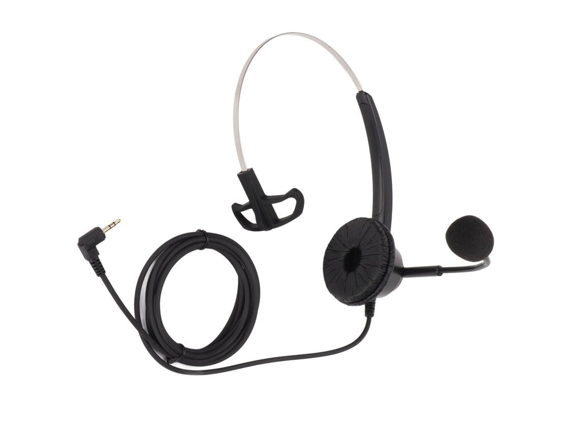 Auriculares Empresariales H360-2.5 Con Micrófono Hd De 2,5 Mm Para Centros De Llamadas Y Oficinas.