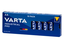 Pilas Alcalinas AA LR6 VARTA Industrial (10 unidades)