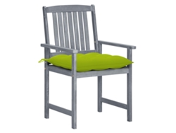 Maison Exclusive - Sillas De Jardín Con Cojines 8 Uds Madera Maciza De Acacia Gris