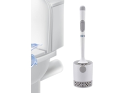 Cepillo de inodoro, cepillo de limpieza con mango largo, herramienta de limpieza ergonómica para apartamento y baño Slowmoose