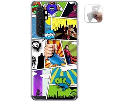 Carcasa Xiaomi Mi Note 10 Lite TUMUNDOSMARTPHONE Comic Multicolor