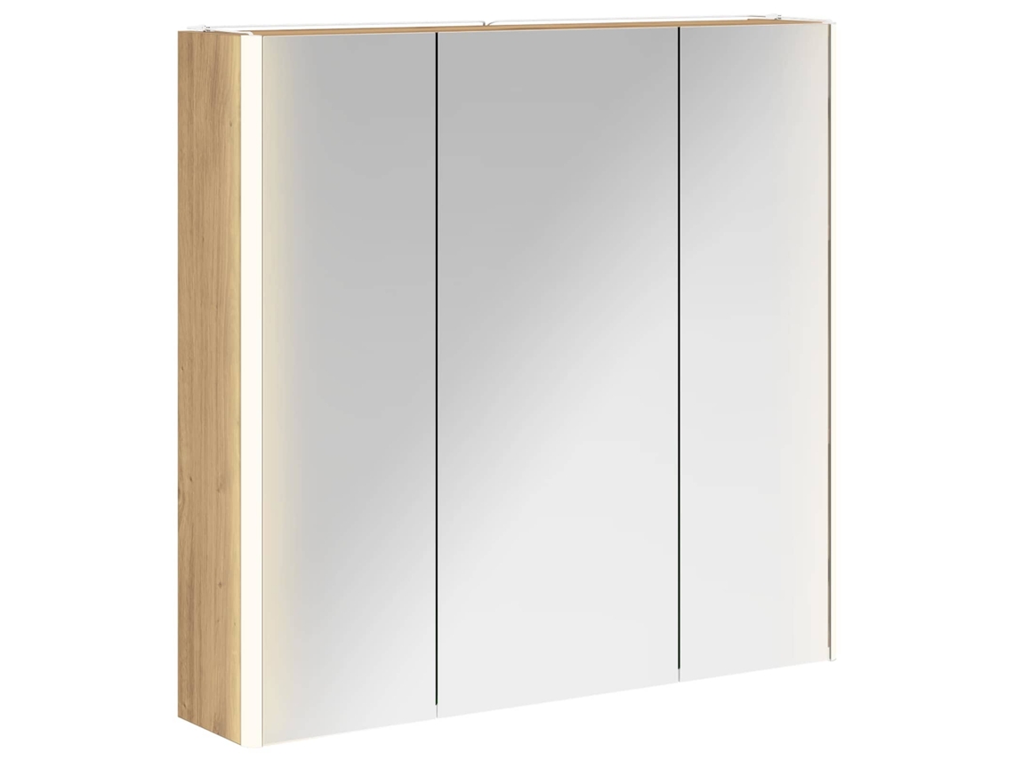 Maison Exclusive - Armario Con Espejo De Baño Roble Artesanal 73.5 X 15.5 X 70 Cm