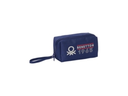 Estuche grande Benetton Varsity cuadrado de 22 x 1 x 1 cm Safta