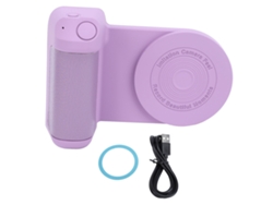 Suporte Com Alça Magnética Para Câmera E Carregamento Sem Fio 3300mah Para Celular, Roxo