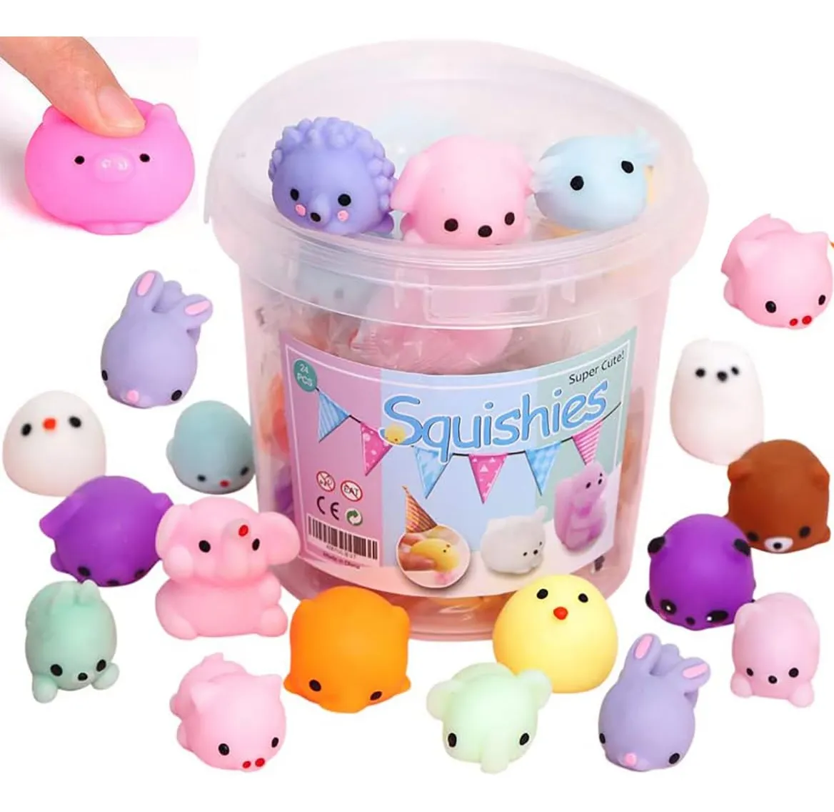 Juguetes antiestrés Mochi Squishy 36 piezas vayotoy