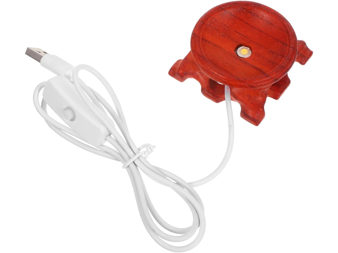 Base Redonda De Madera De 2 Piezas Con Iluminación Led Para Objetos Decorativos En El Dormitorio.