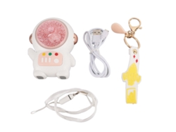 Ventilador de cuello portátil sin aspas Roseate, recargable por USB.