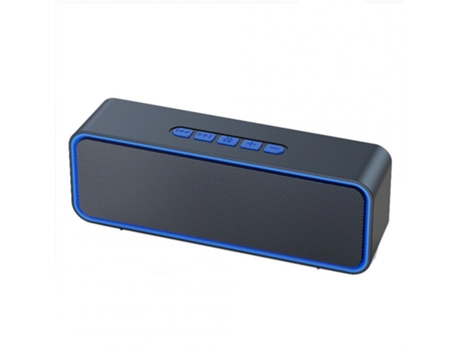 Altavoz Bluetooth S11 inalámbrico portátil al aire libre mini radio fm soporte de audio subwoofer azul oscuro