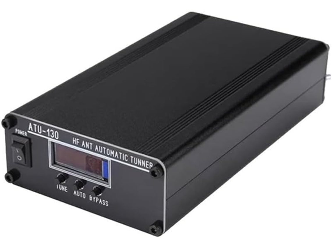 Sintonizador de antena ATU 130 1 8 50 MHz 200 W Micrófono de onda corta Pantalla OLED Rendimiento de radioaficionado SFUSHOS