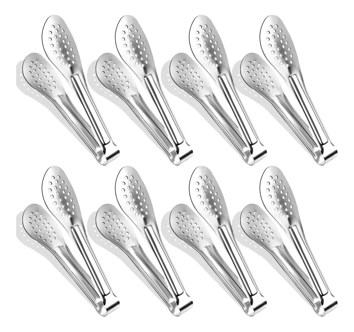 Pinzas de cocina de acero inoxidable, pinzas para buffet. Vayotoy