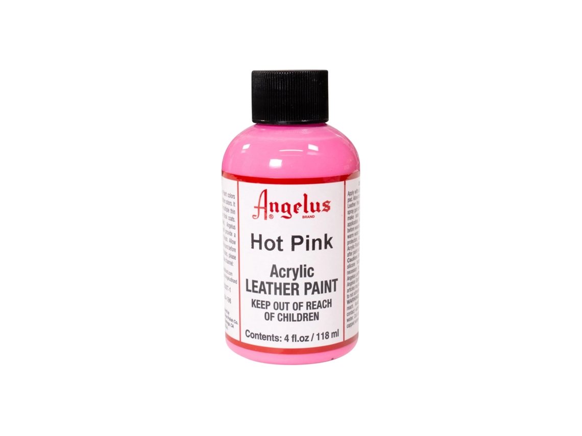 Tinte Angelus rosa fucsia para cuero y polipiel 118 ml
