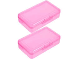Besportble Estuche De Gran Capacidad Y Lápices 20.50 X 12.10 X 5.90 Cm Pulgadas -color: Rosa, Multifuncional