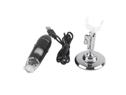 Microscopio Usb 50x-500x Con Luz Led Y Soporte Metálico Para Ordenador, 0,3 Mp