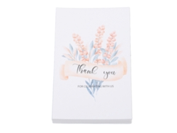 Juego De 150 Tarjetas De Agradecimiento En Papel Estucado Para Familiares, Amigos, Bodas, Graduaciones Y Acción De Gracias.