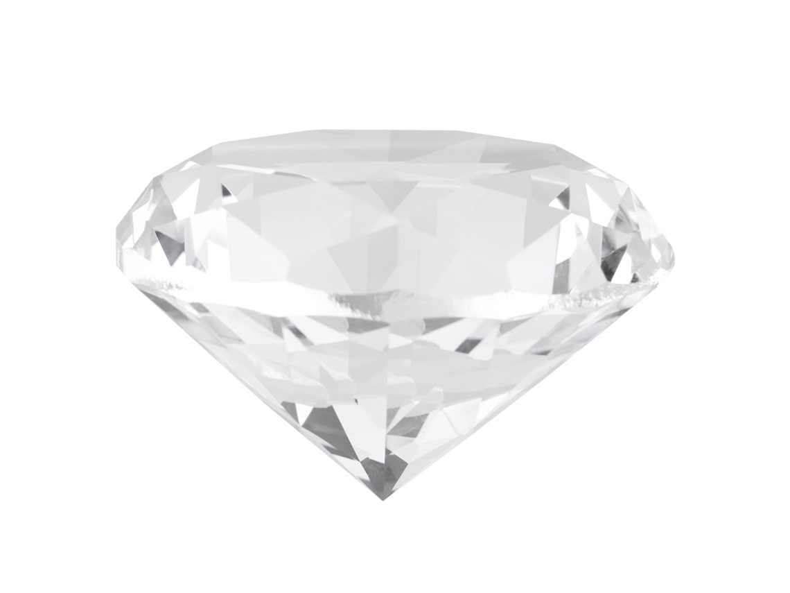 Pisapapeles de cristal de diamante, cristal K9 de corte facetado para decoración del hogar y regalos de boda, adorno decorativo transparente.