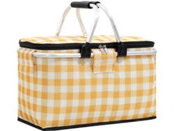 Cesta De Picnic Isotérmica – Bolsa Grande Para El Almuerzo, Multicolor, Plegable, Duradera, A La Intemperie, Para
