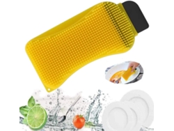 Esponja de cocina de silicona 3 en 1, cepillo multiusos para platos DUREFORWARD