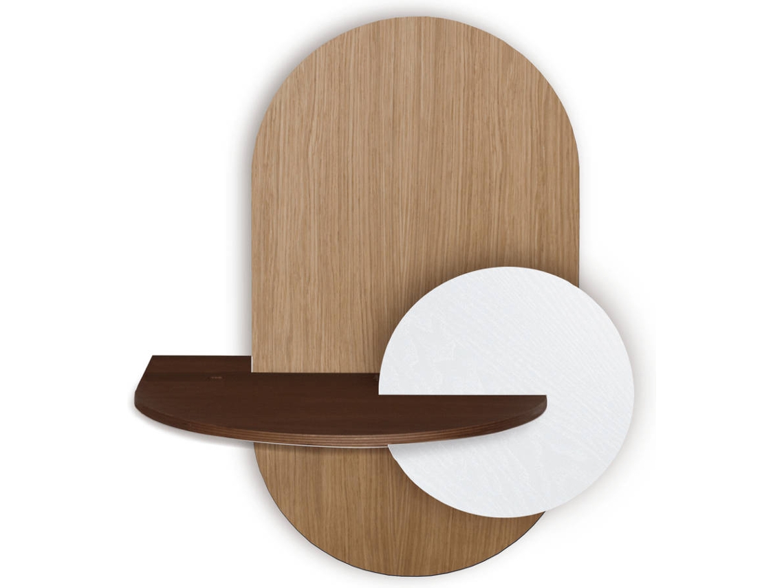 Mesita de Noche WOODENDOT Alba L (Marrón - Madera - 65 x 45 x 55 cm)