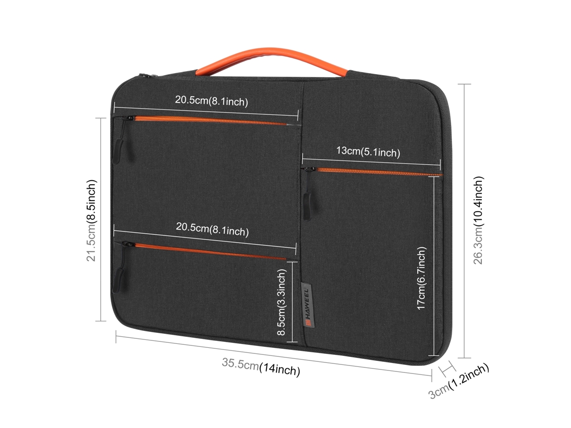 Funda Para Portátil 13/14/15 Pulgadas, Protección De Cuatro Capas, Impermeable, Compatible Con Macbook Air/pro, Dell, Lenovo