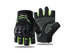 Guantes de ciclismo de medio dedo para hombre, transpirables y resistentes al desgaste, guantes tácticos, verde/xl Gertiz
