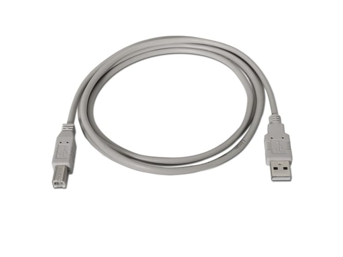 Cable USB 2.0 NANOCABLE Impresora Beige 3m