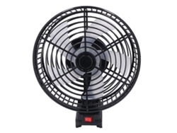 Ventilador eléctrico portátil Dartek de 8 pulgadas con 5 aspas, 20 V, funciona con pilas.