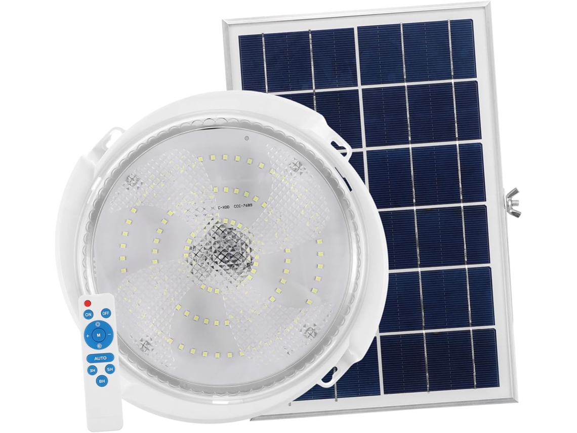 Lámpara De Techo Led Solar Moderna Y Uniforme Para Sala De Estar