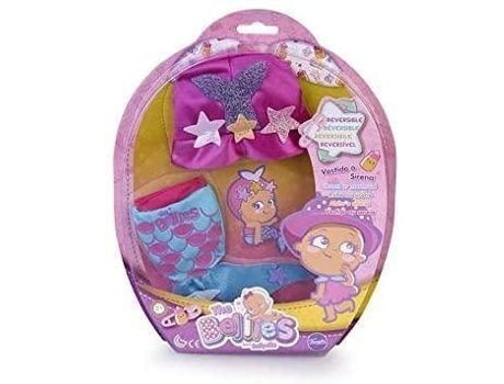 Accesorios de Muñecos FAMOSA Bellies - Disfraces Reversible Sirena