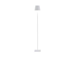 Lámpara LED Zafferano Poldina Pro L, recargable y regulable, blanca, con hasta 12 horas de autonomía - 2200-2700-3000k, 3 ajustes de altura: 52-87-122cm