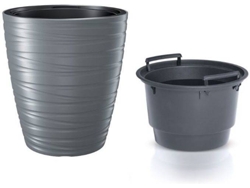 Maceta PROSPERPLAST Maze DBMZ (Gris - 29.6 x 29.6 x 32.9 cm)