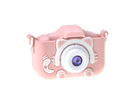 Cámara Digital SLOWMOOSE para Niños HD Gato Rosa