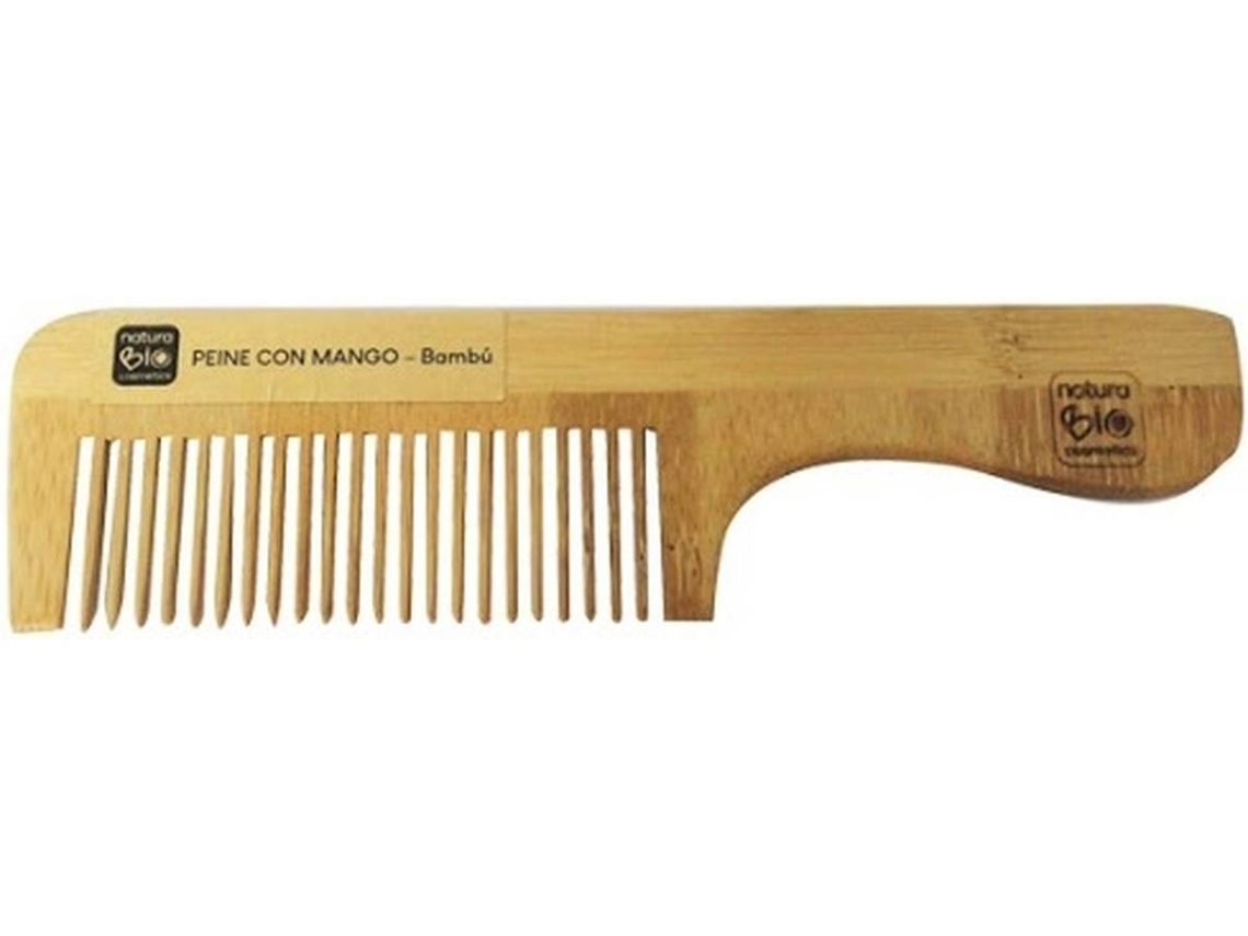 Peine NATURABIO COSMETICS Mango de bambú (1 Unidade)