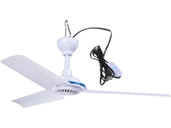 Ventilador De Techo Usb Con 3 Aspas, 5v, 6w, Estilo Tienda De Campaña Colgante, Refrigeración Eficiente.