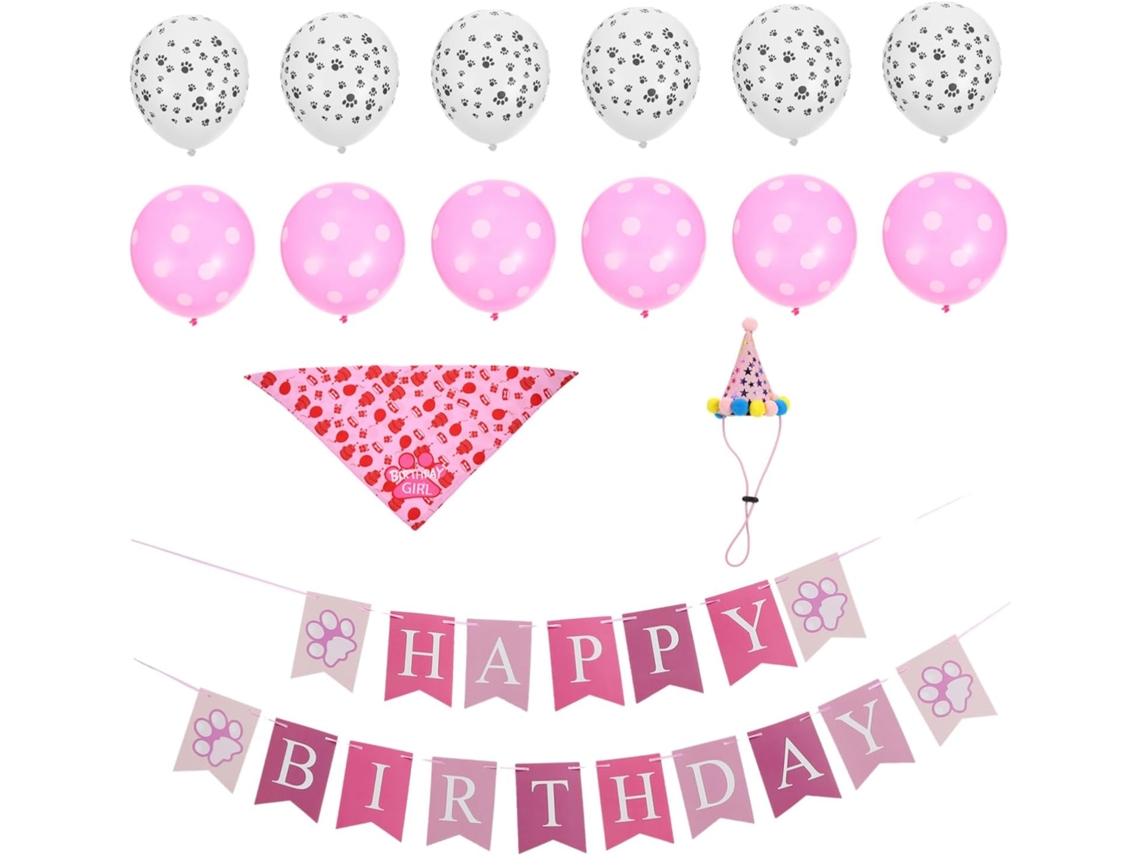 Artículos Fiestas Cumpleaños Temática Canina Pancarta Decorativa Cachorros Adornos Perros Kit
