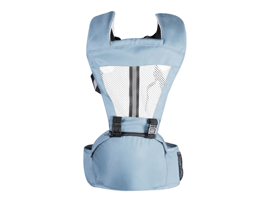 Porte-bebê Com Banco Lumbar Dual Uso Boa Fixação Multifuncional Azul Céu